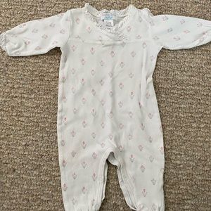 0-3m Feather Baby footie